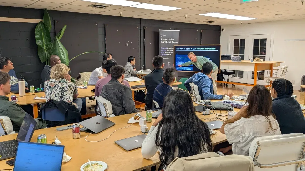 Will Sentance leading a workshop on the AI agent loop